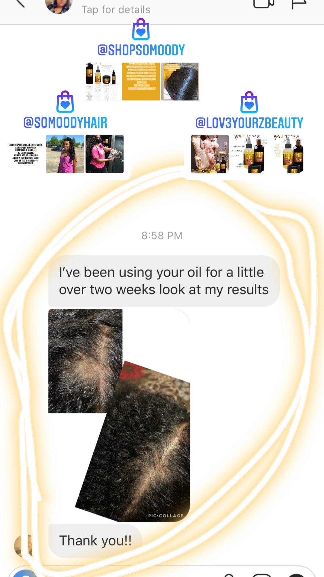 #1 Top Seller Lov3Yourz Loc Oil 🥥💧✨ 8oz